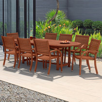 Wayfair 9 piece discount patio dining set